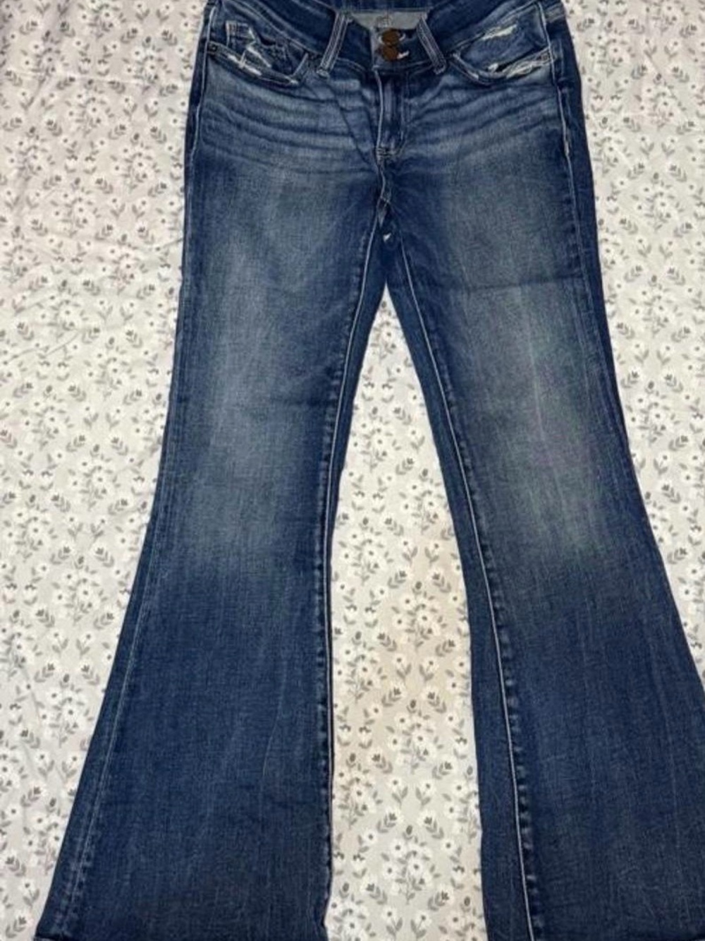 BKE Stella Dark Blue Flare Jeans